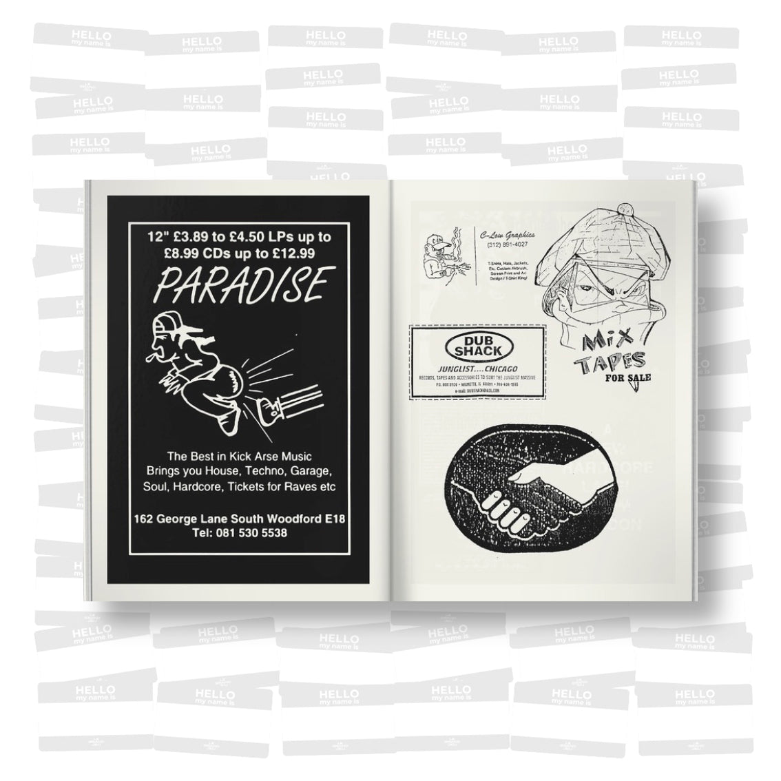 Archivio #1 – Records Store Ads and Paper Ephemera from Rave fanzines of the early 90s