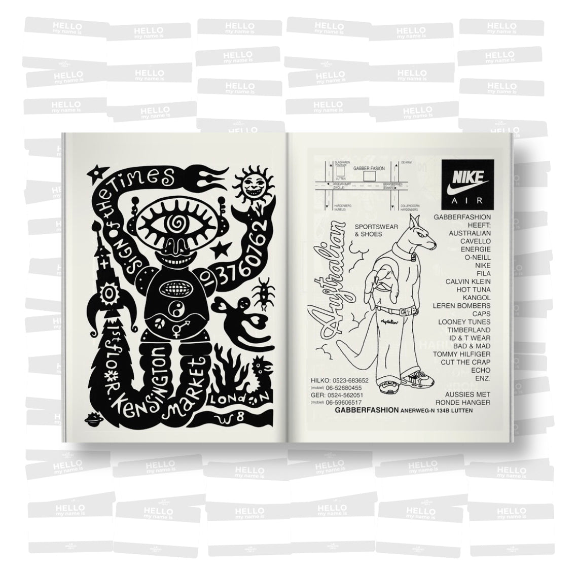 Archivio #1 – Records Store Ads and Paper Ephemera from Rave fanzines of the early 90s