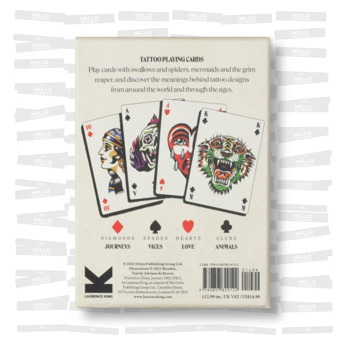 Tattoo Playing Cards