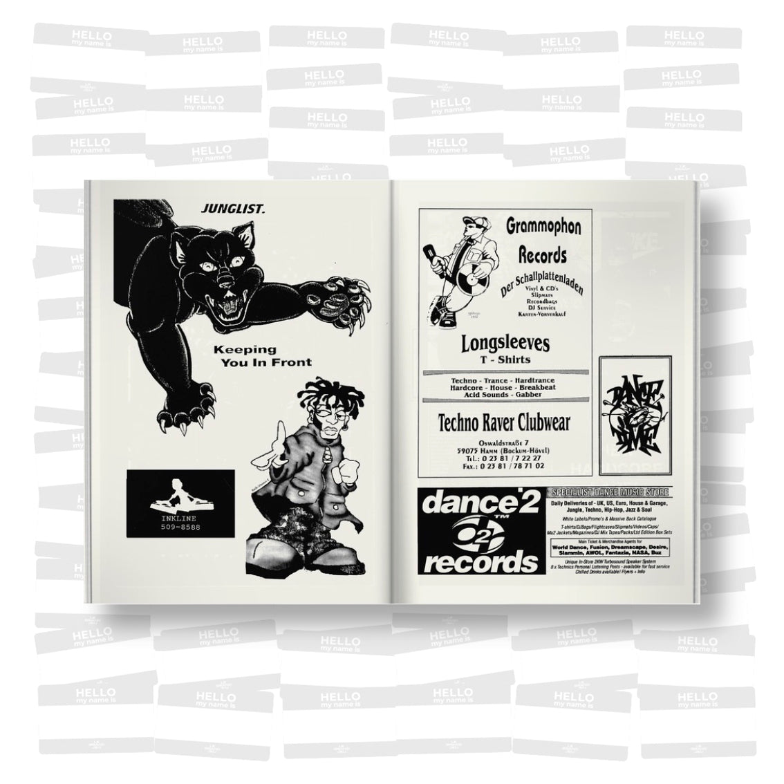 Archivio #1 – Records Store Ads and Paper Ephemera from Rave fanzines of the early 90s