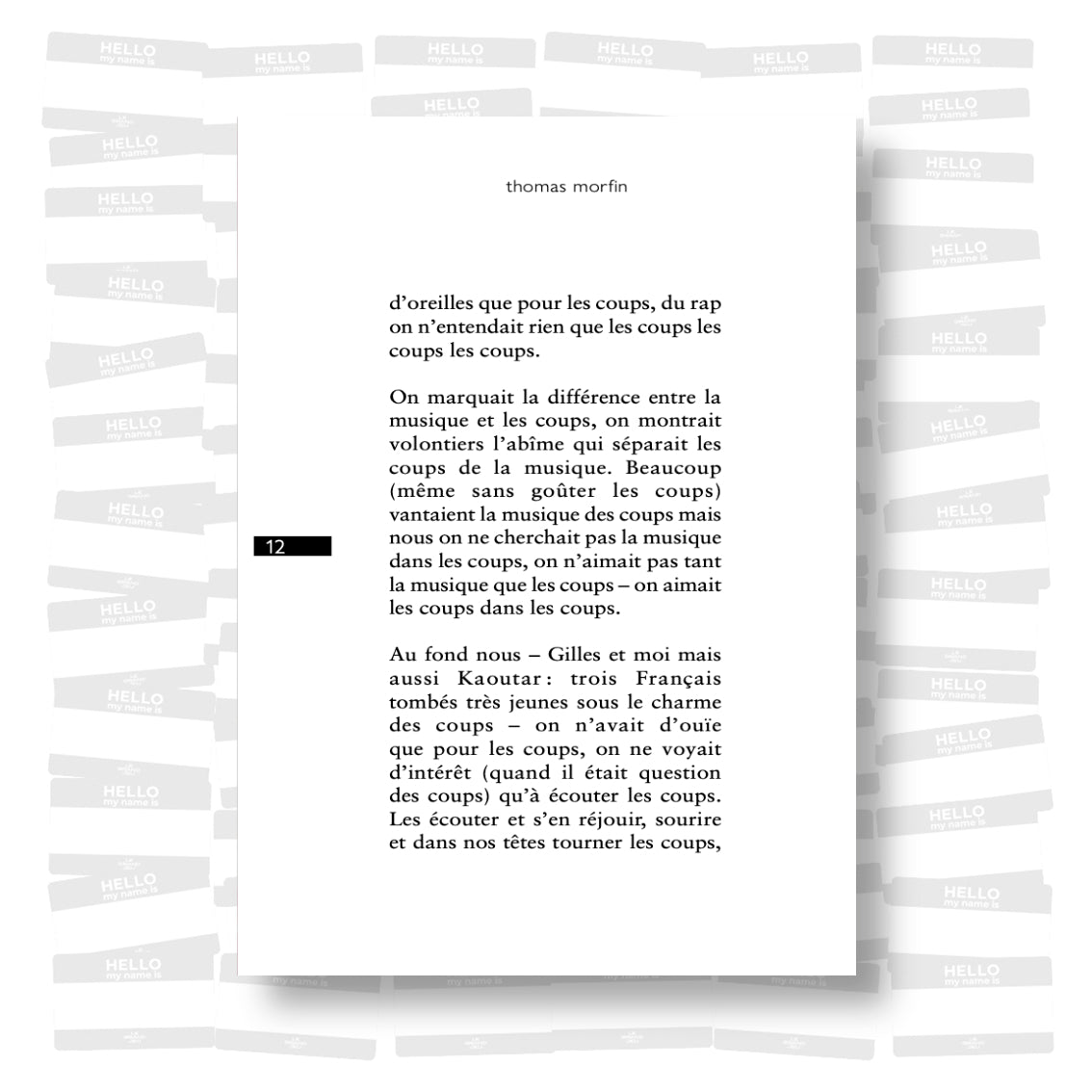Thomas Morfin  - Le rap les coups