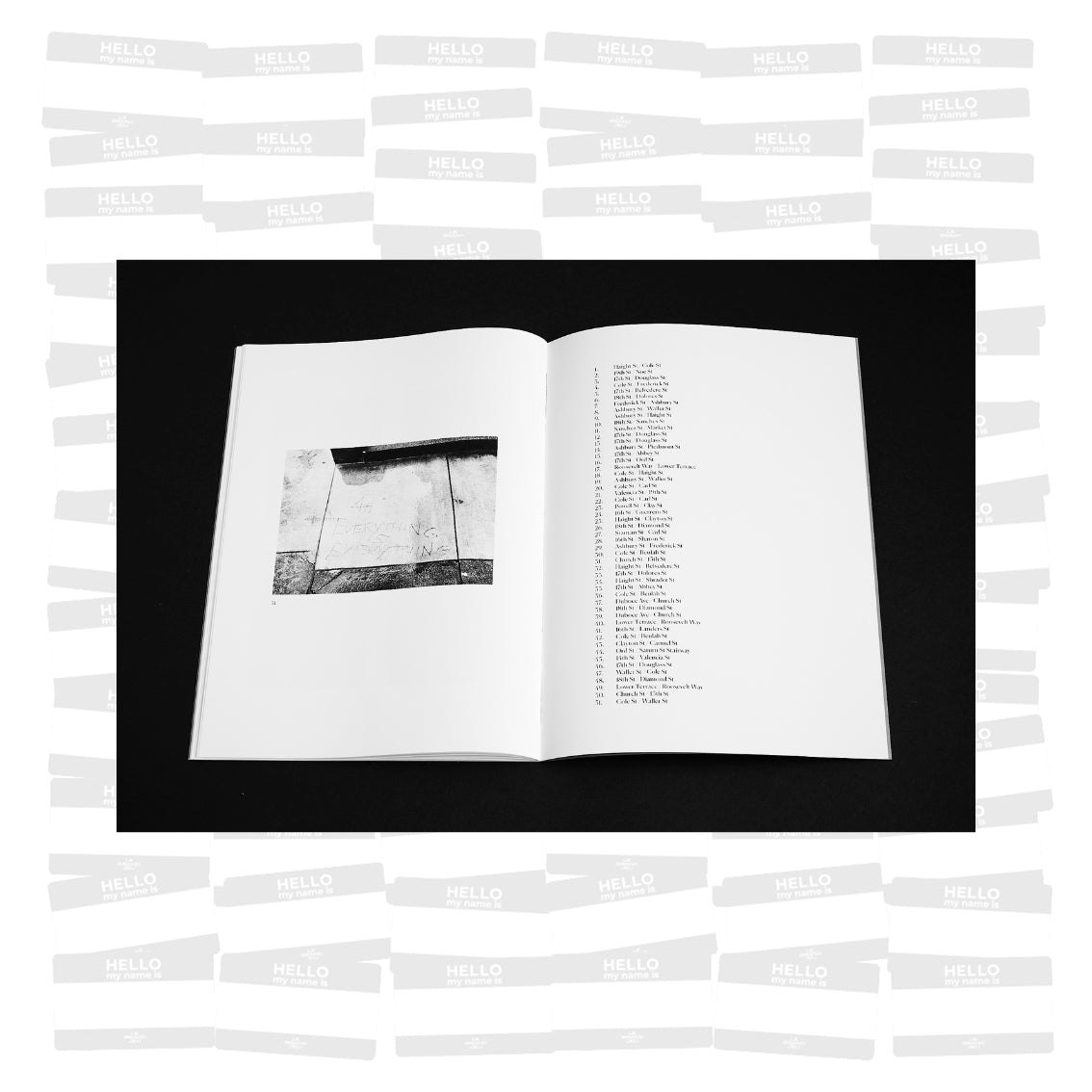 Per Englund - San Francisco Sidewalk Inscriptions