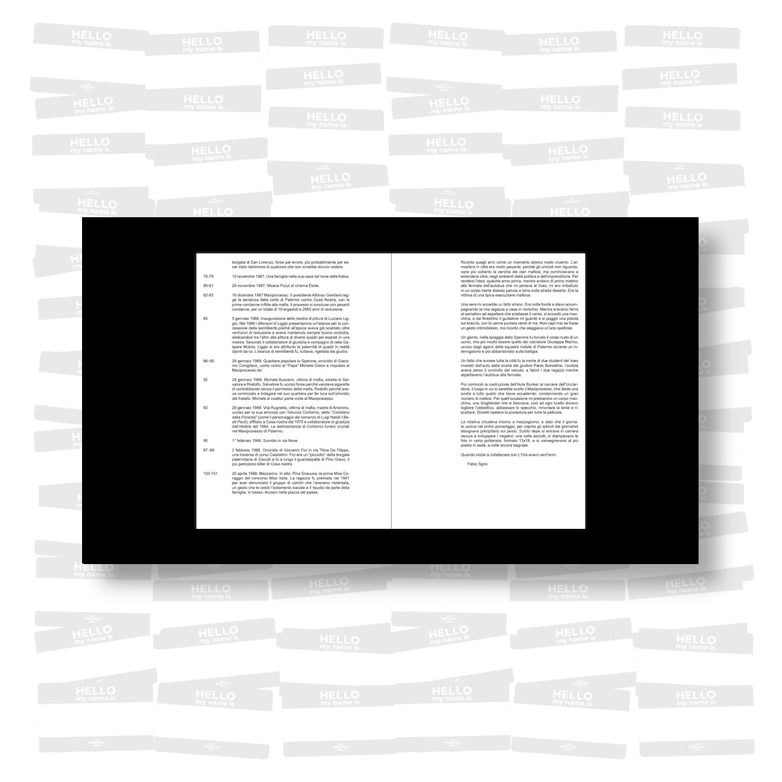 Fabio Sgroi - Chronicles of the Newspaper L’Ora Palermo 1985–1988