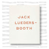 Jack Lueders-Booth - The Orange Line