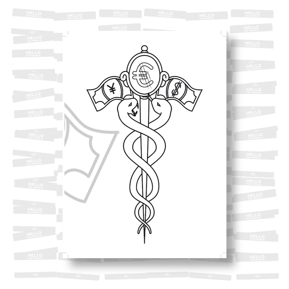 Le cahier de coloriage de Le H - C’est pas facile…