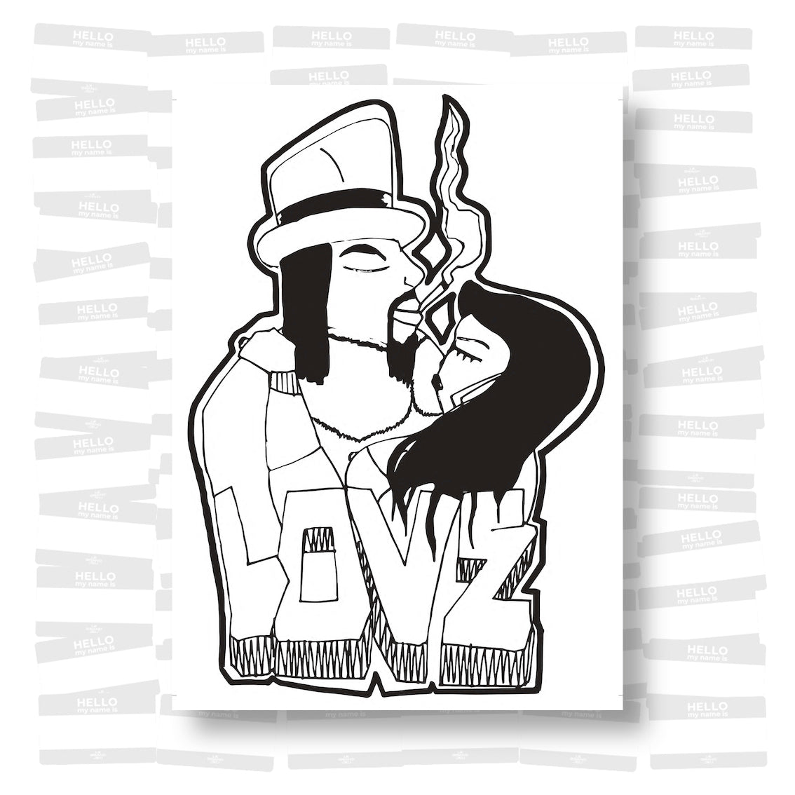 Le cahier de coloriage de Le H - C’est pas facile…