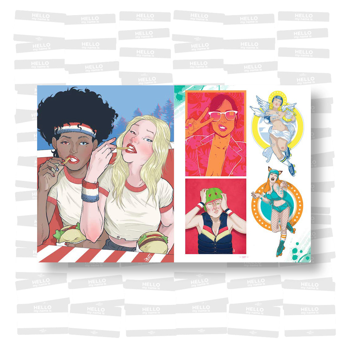 Jamie Kendall - Roller Derby. Girl Gang: An Art Anthology