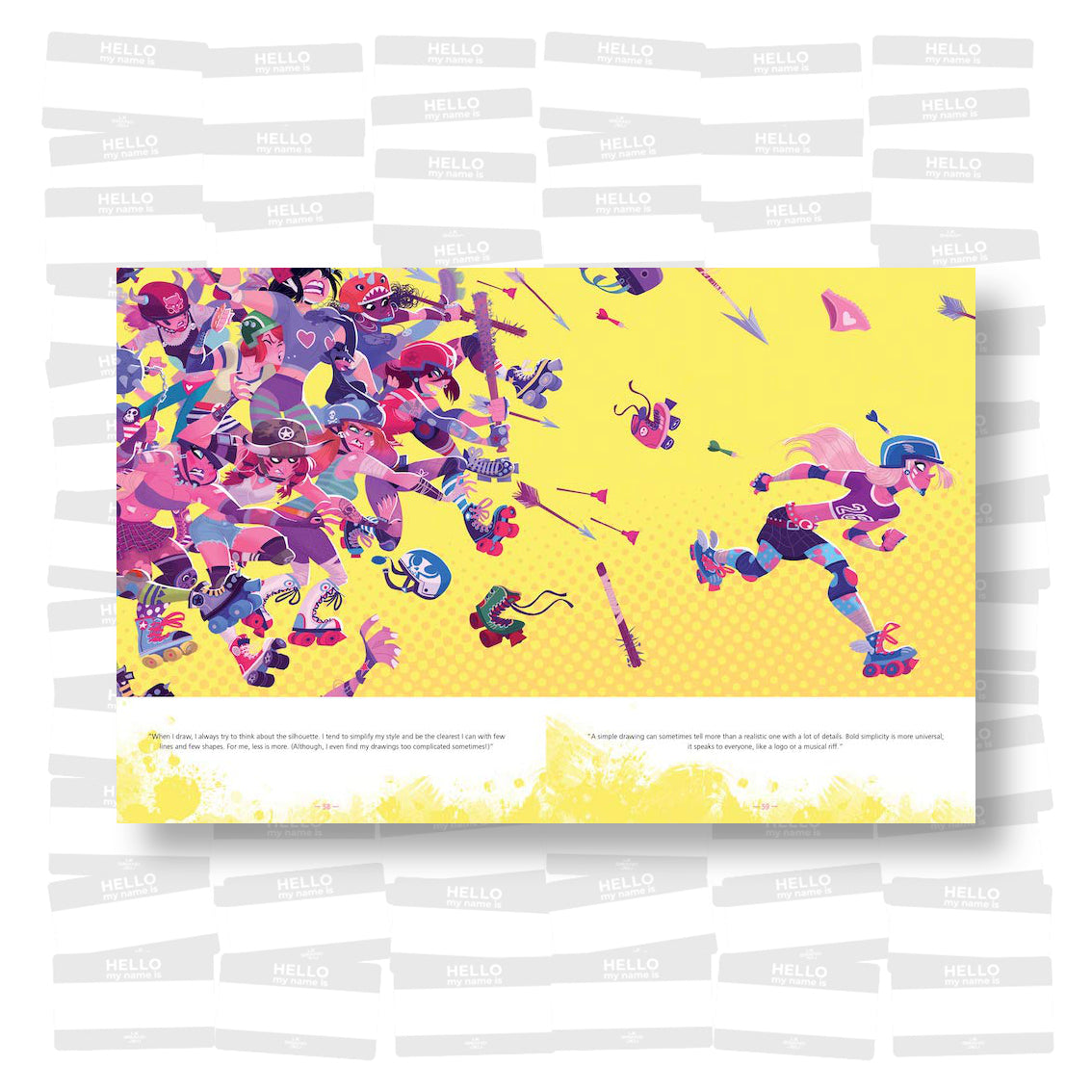 Jamie Kendall - Roller Derby. Girl Gang: An Art Anthology