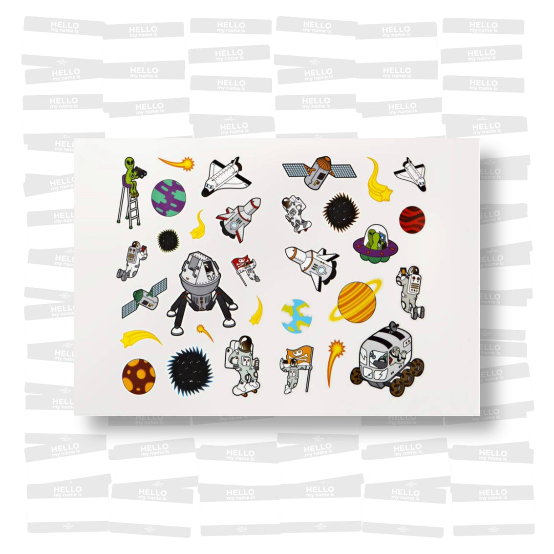 Stickerbomb Journal: Galaxy