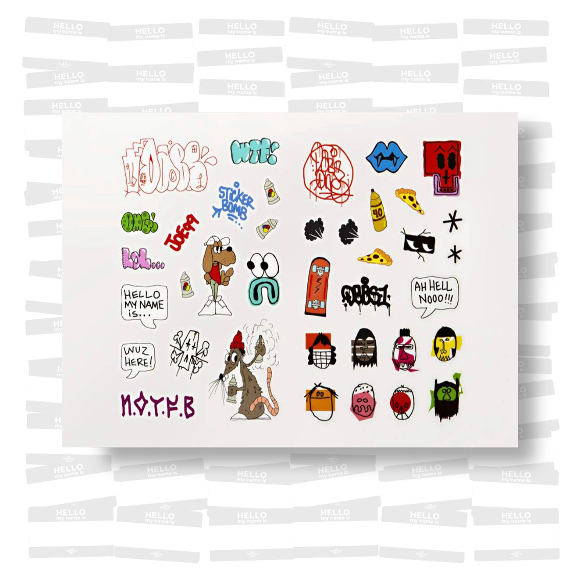 Stickerbomb Journal: Graffiti