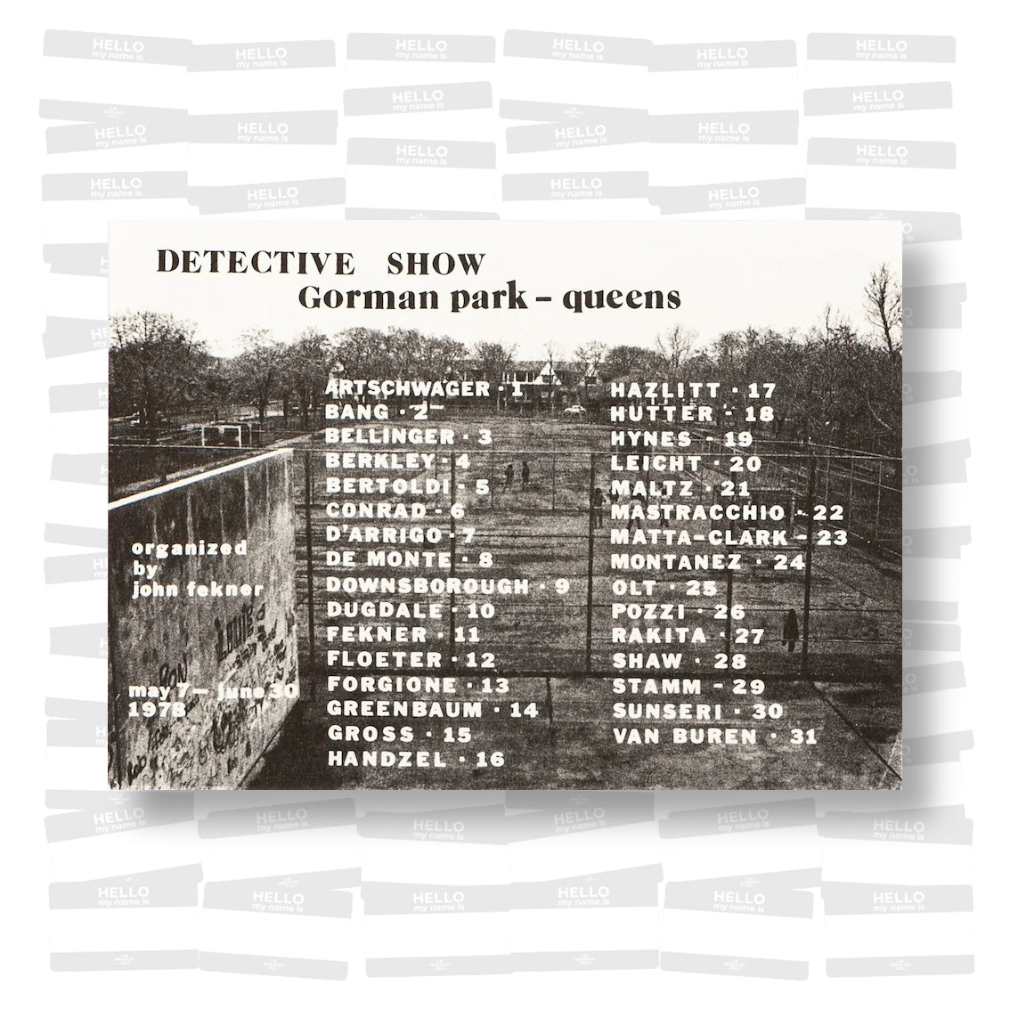 John Fekner - Detective Show