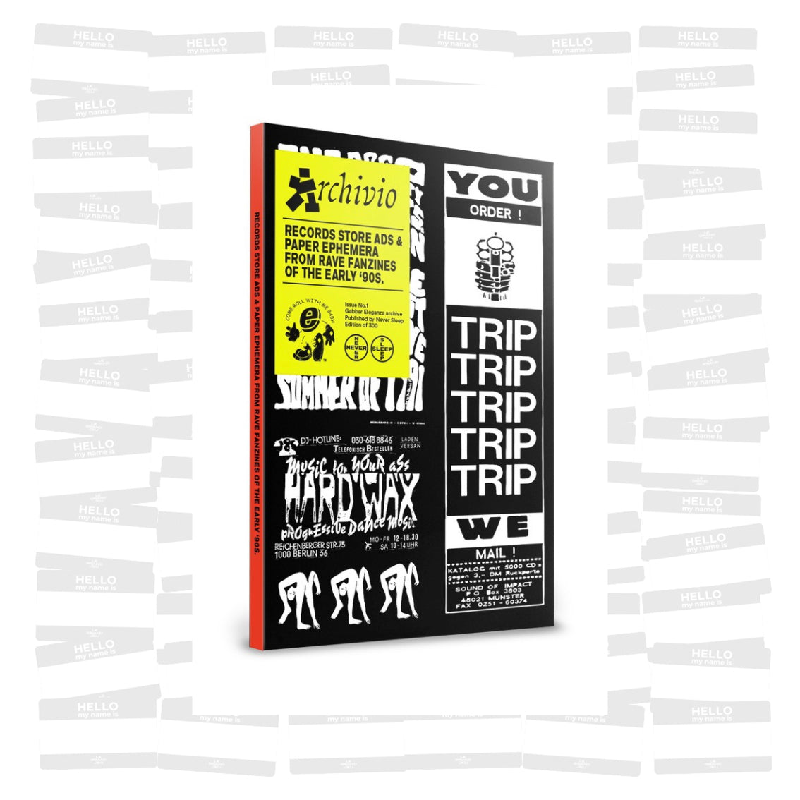 Archivio #1 – Records Store Ads and Paper Ephemera from Rave fanzines of the early 90s