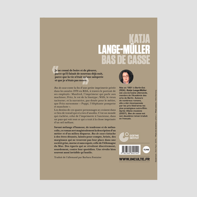 Katja Lange-Müller - Bas de Casse