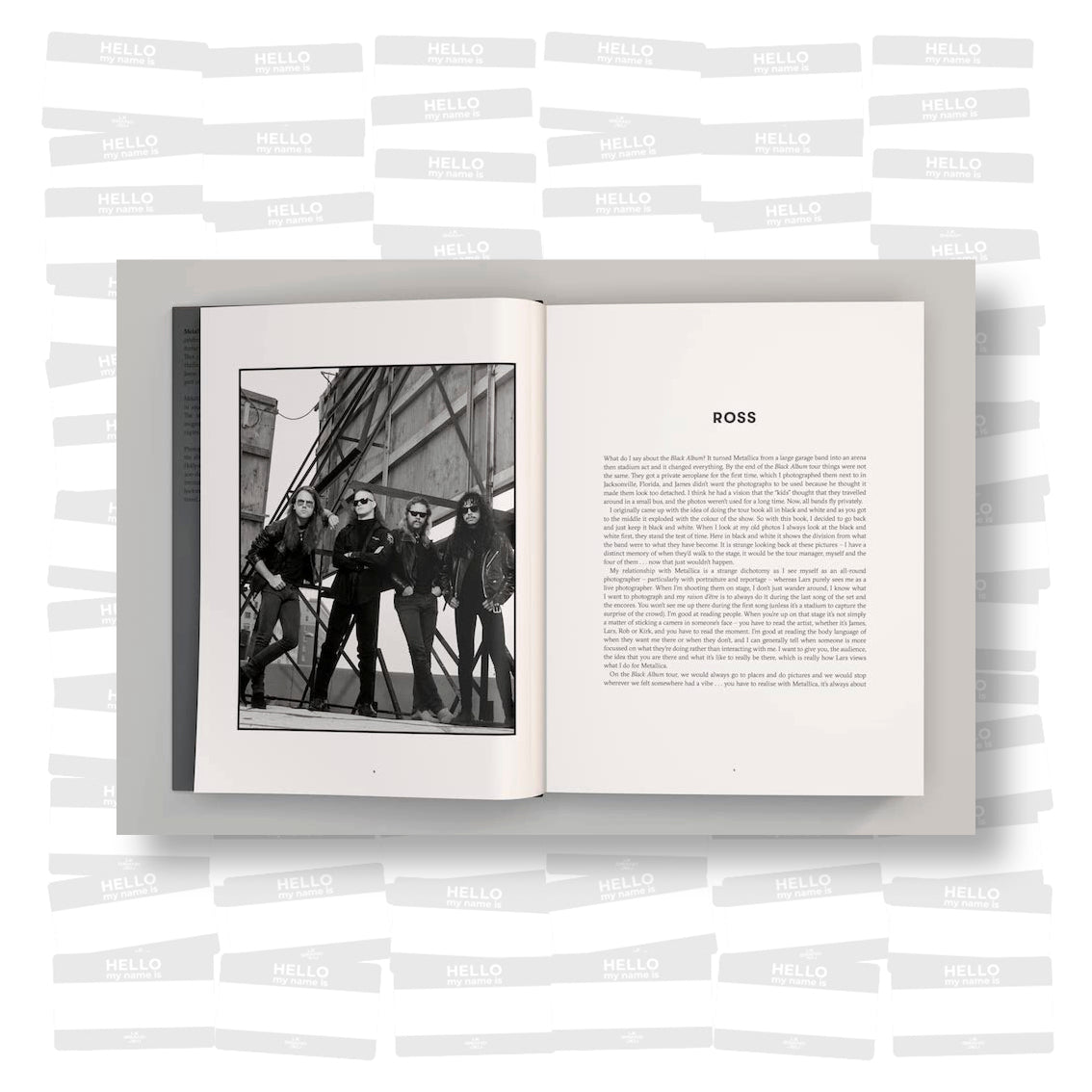 Ross Halfin - Metallica the Black Album in Black and White