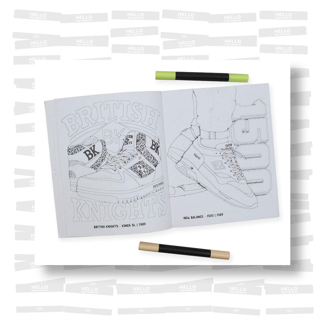 Sneaker Coloring Book