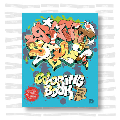 Graffiti Style Coloring Book