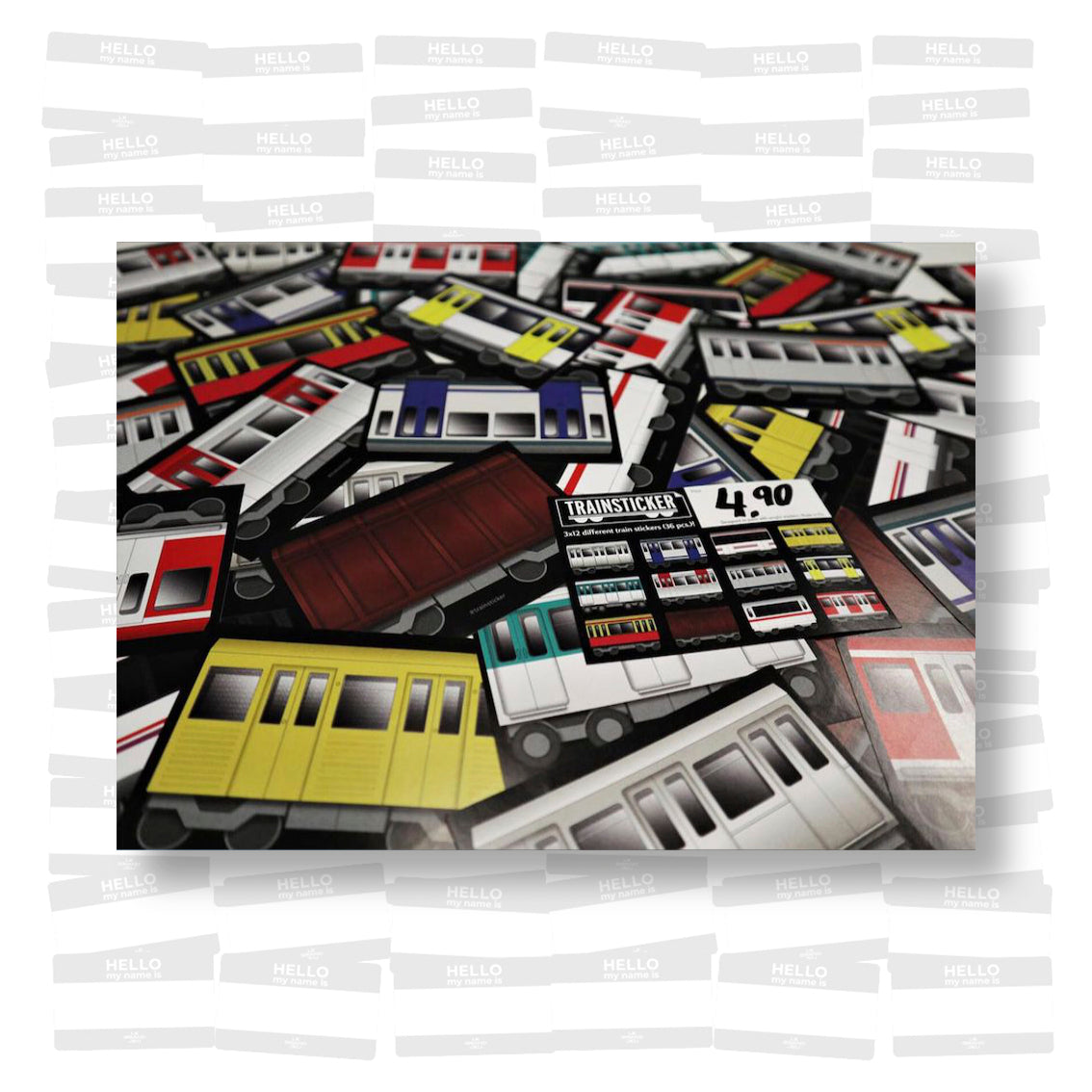 Underpressure Trainsticker Set (12 pcs)