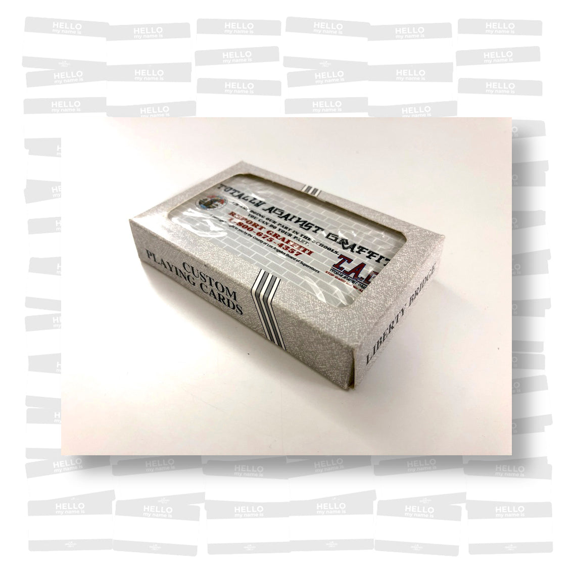 T.A.G. - Totally Against Graffiti playing cards