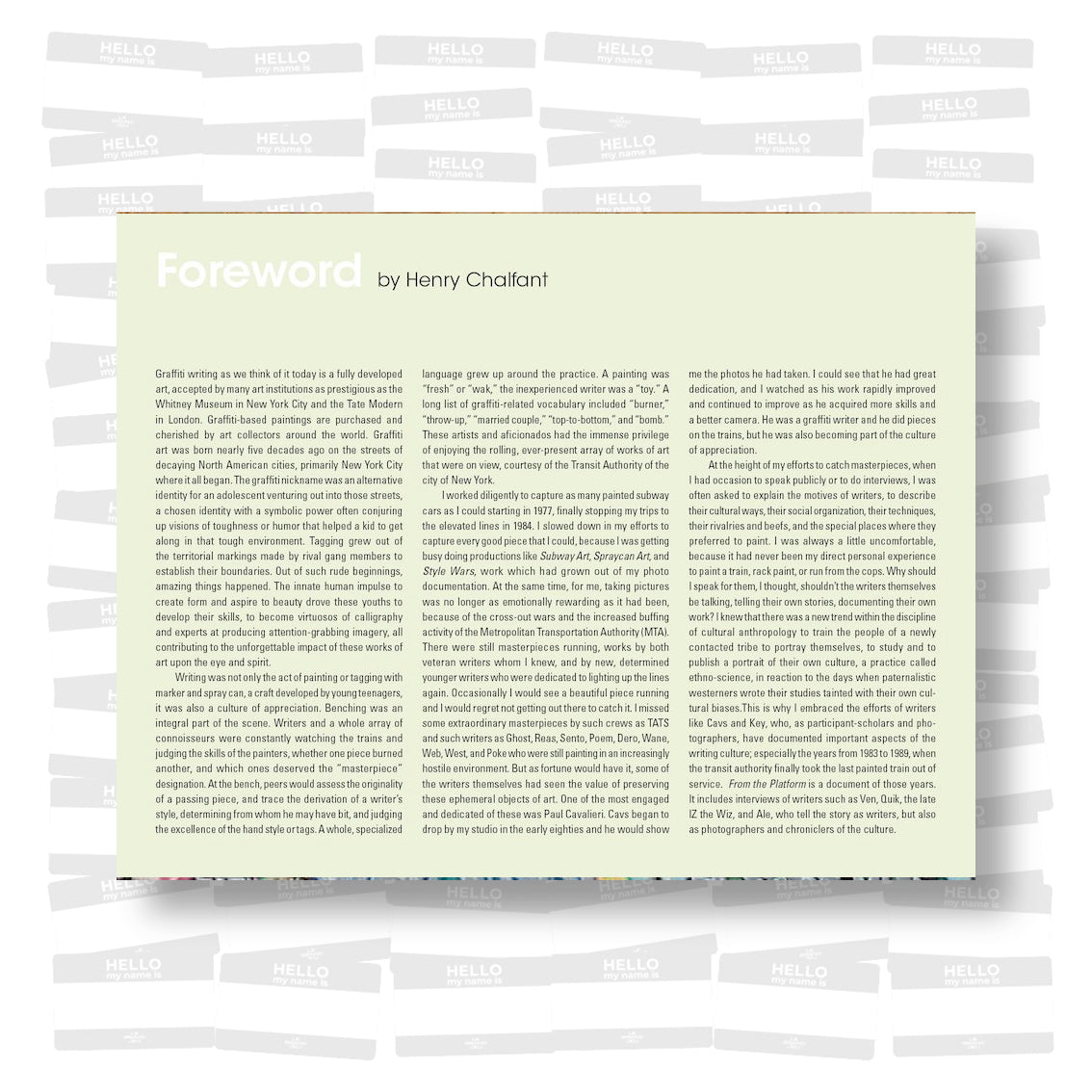 From the Platform 2: More NYC Subway Graffiti, 1983-1989