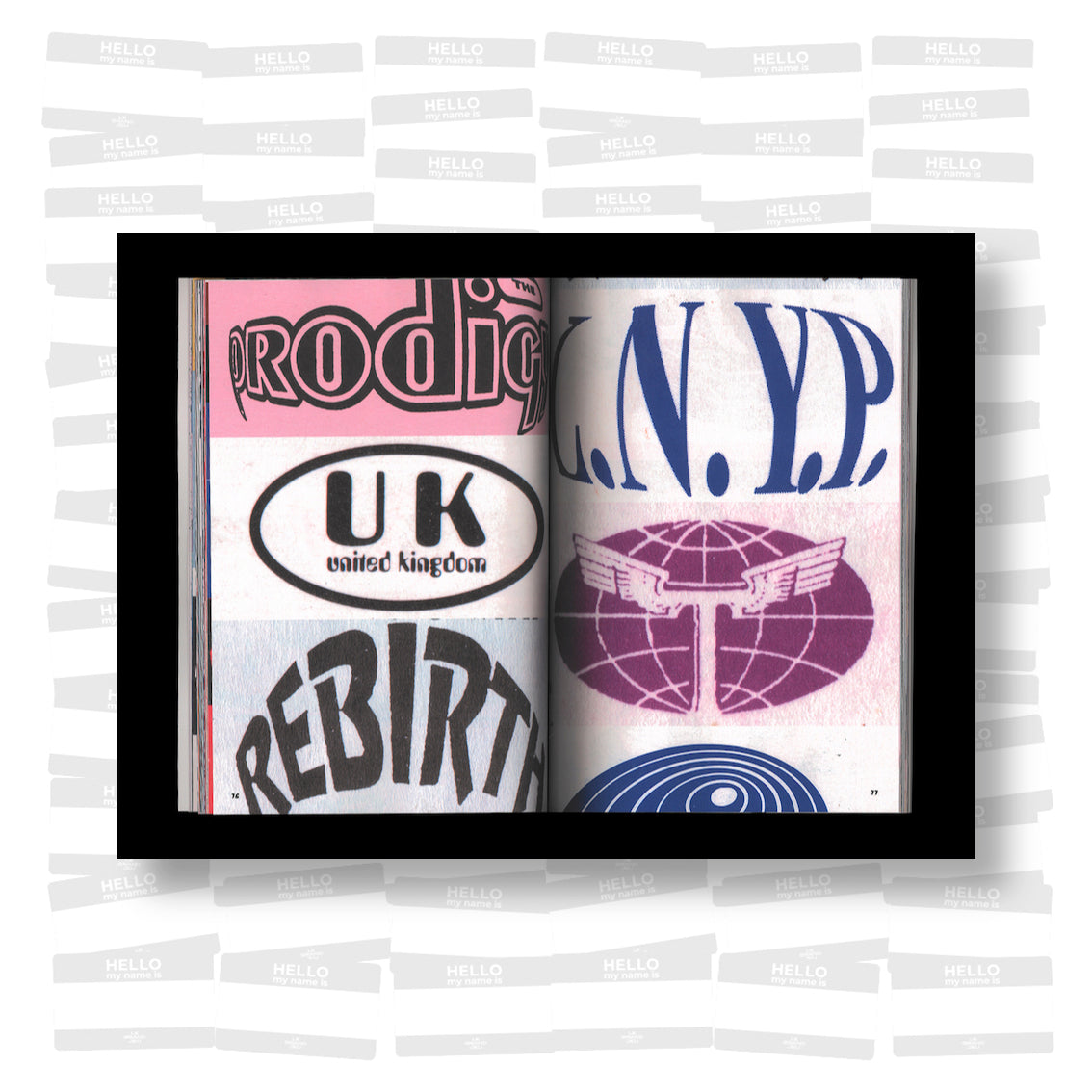 Julia Von Dorpp - Ex-TRACTS Flyers de rave anglaise ; cartes, illustrations, photographies, symboles et typographies