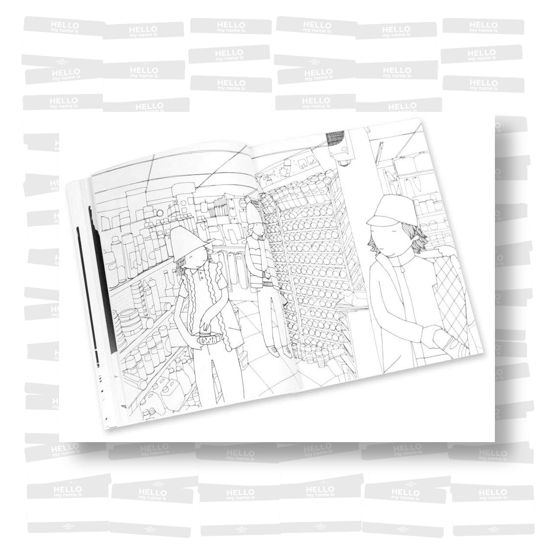 Graffiti Coloring Book 2 Characters