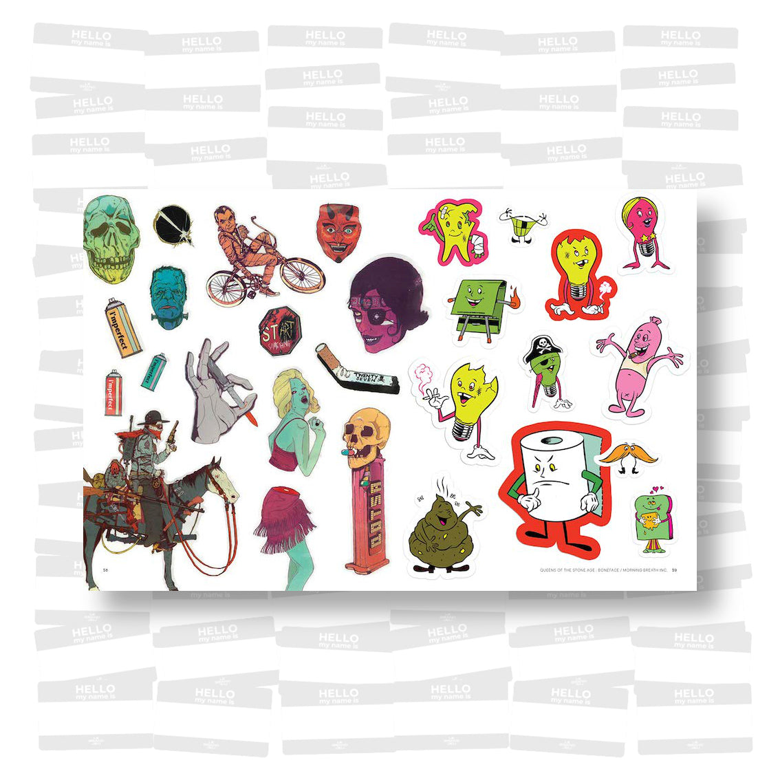 DB Burkeman - Stickers Vol.2 More Stuck-Up Crap