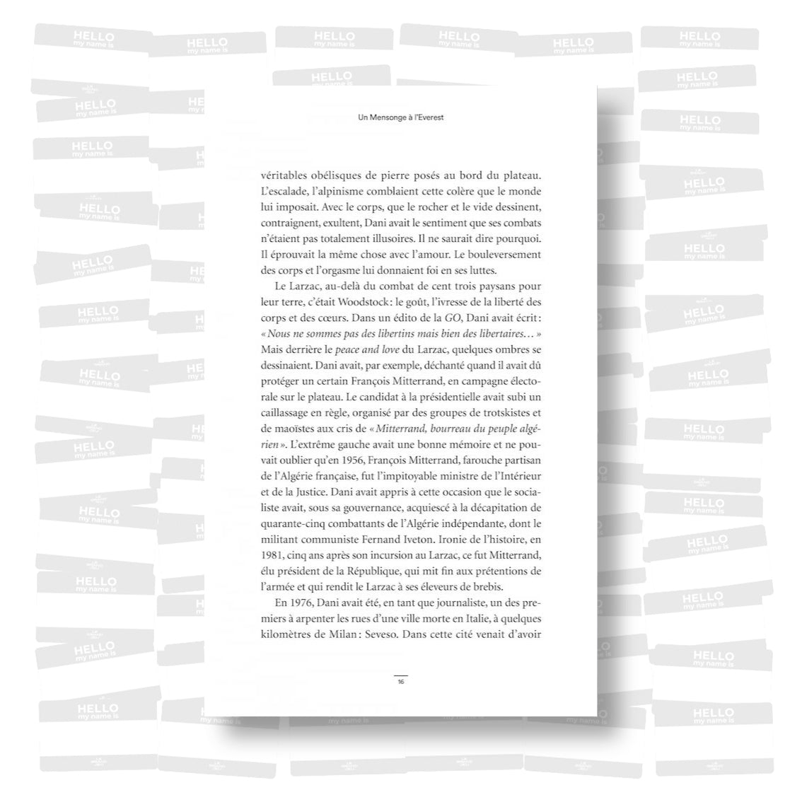 Un Mensonge à l'Everest: Larzac, amour libre, mort blanche et Tibet sacré