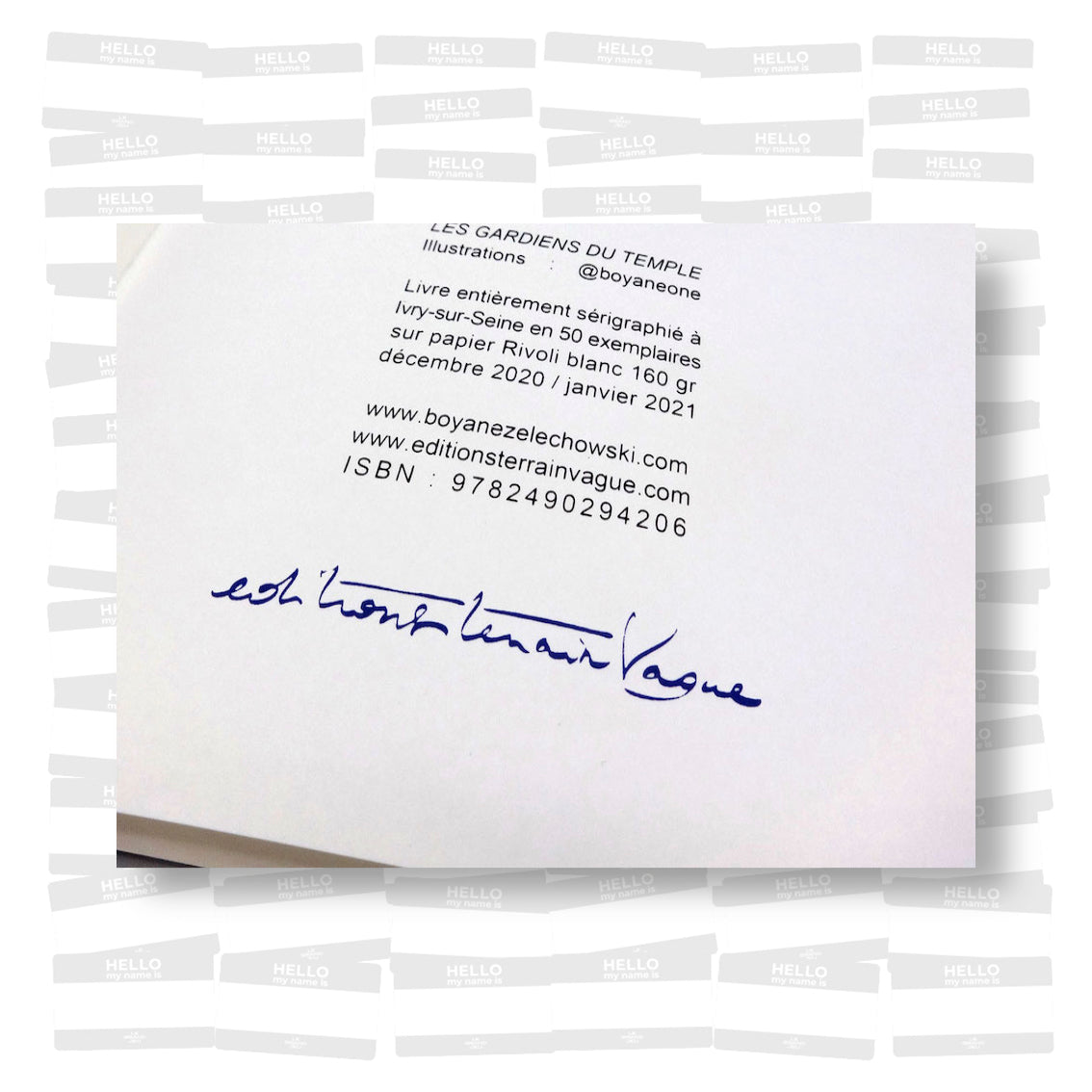 Boyane Zelechowski - Les Gardiens du Temple