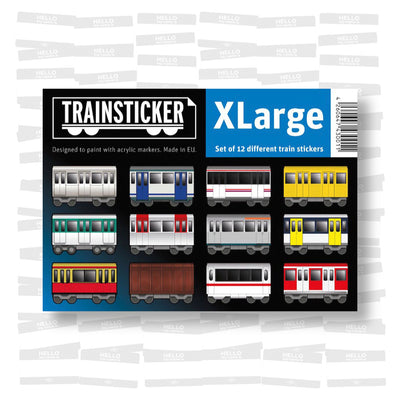 Underpressure Trainsticker Set (12 pcs)