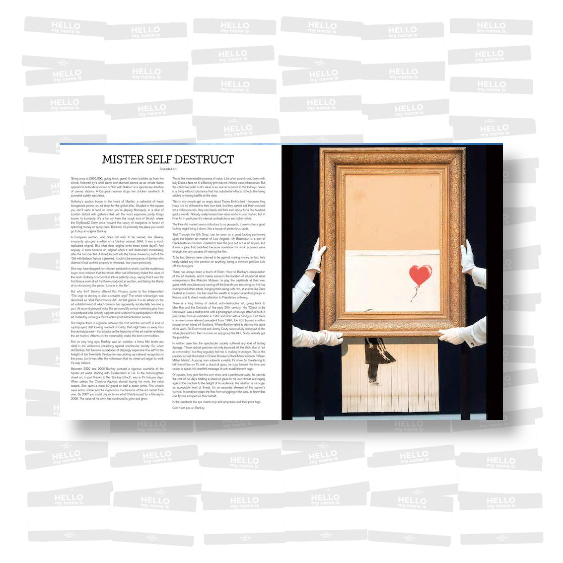 Banksy you are an Acceptable Level of Threat