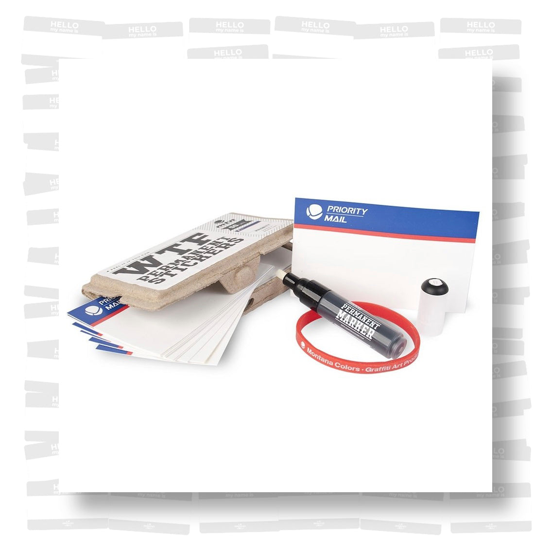 Pack MTN WTF Marker + Eggshell Stickers