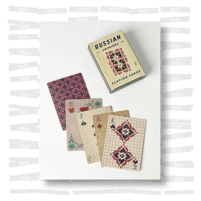 Russian Criminal Playing Cards