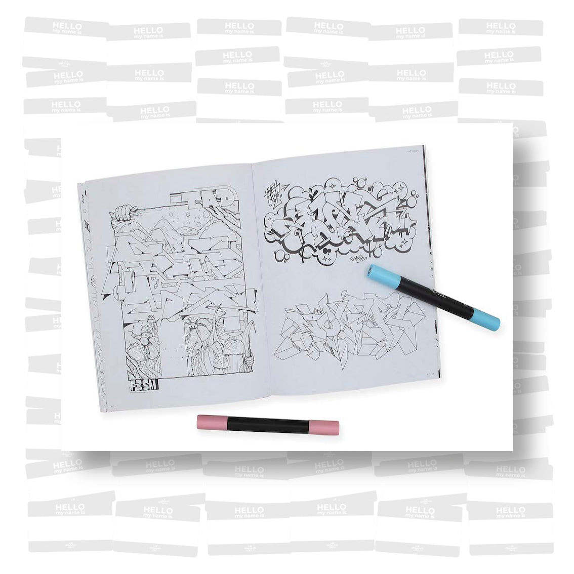 Graffiti Style Coloring Book