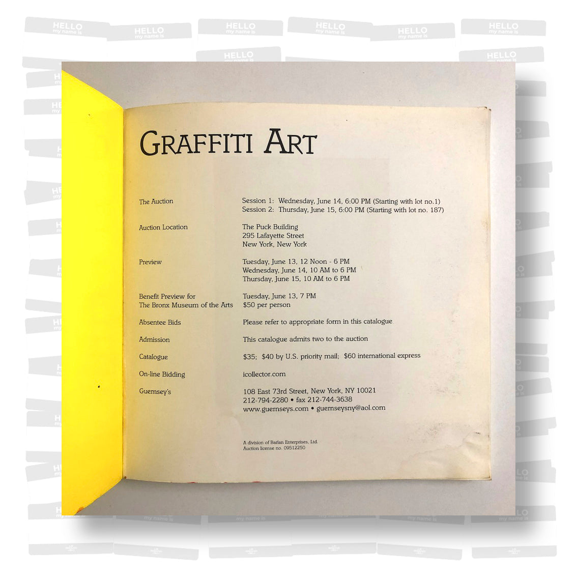 Guernsey’s Graffiti Art 2000