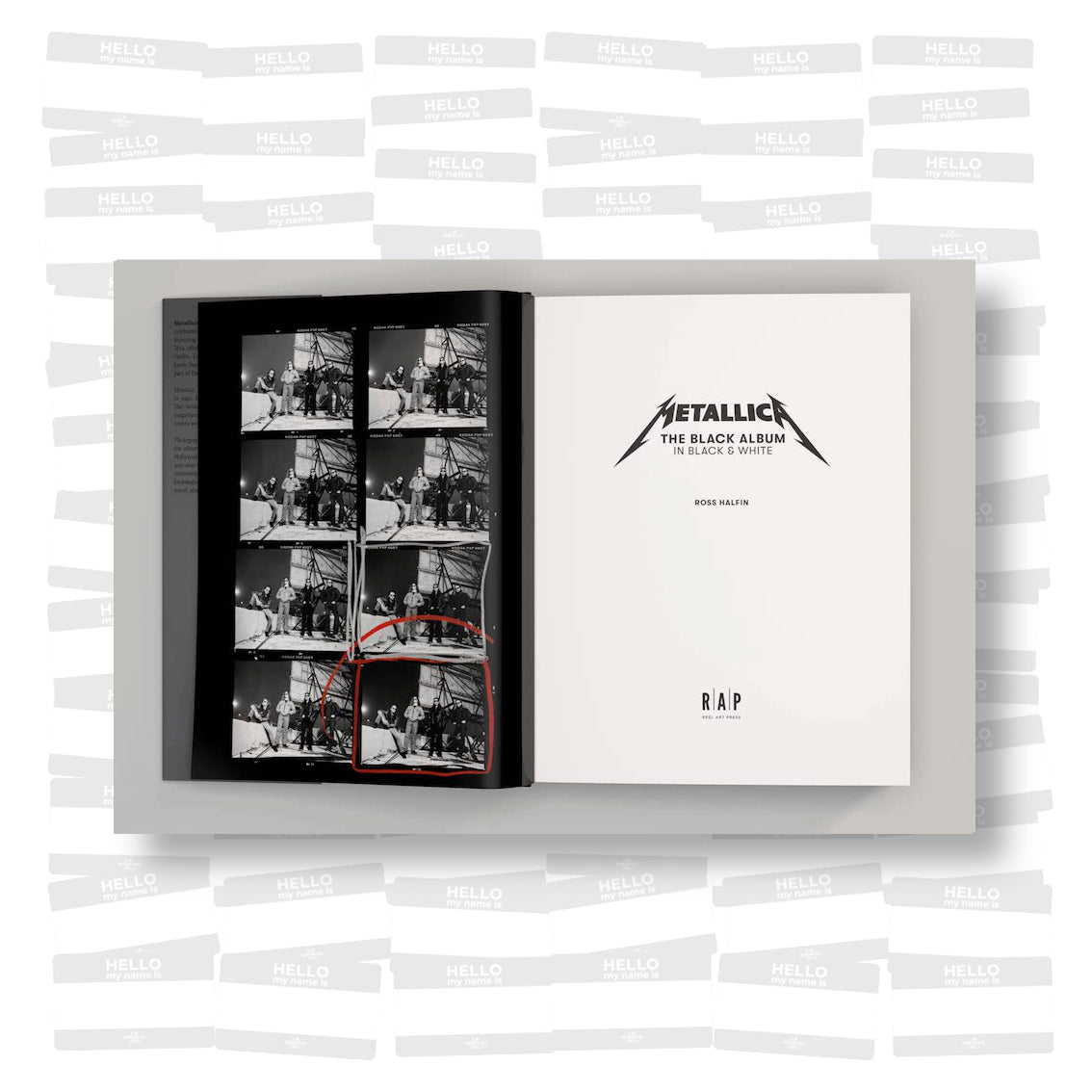 Ross Halfin - Metallica the Black Album in Black and White