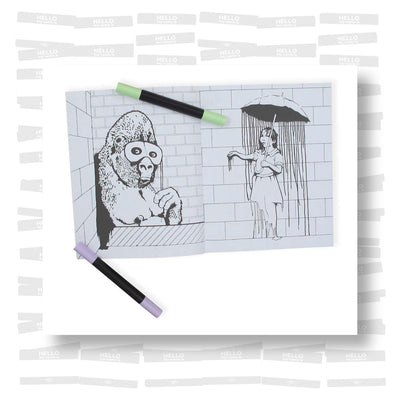 Banksy Coloring Book: Unofficial