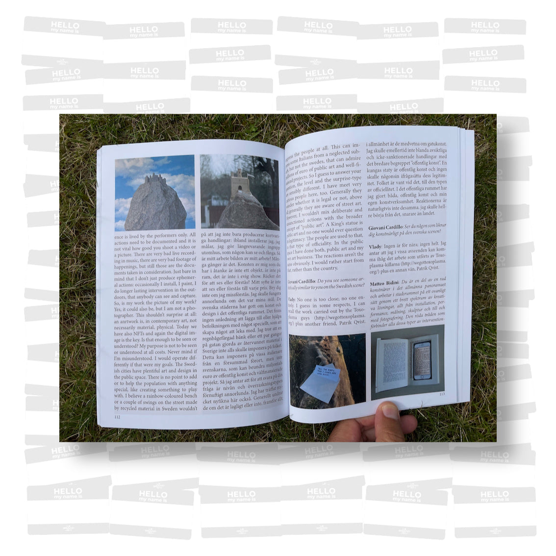 Discret art in the streets. Vlady, an Italian street artist in Sweden