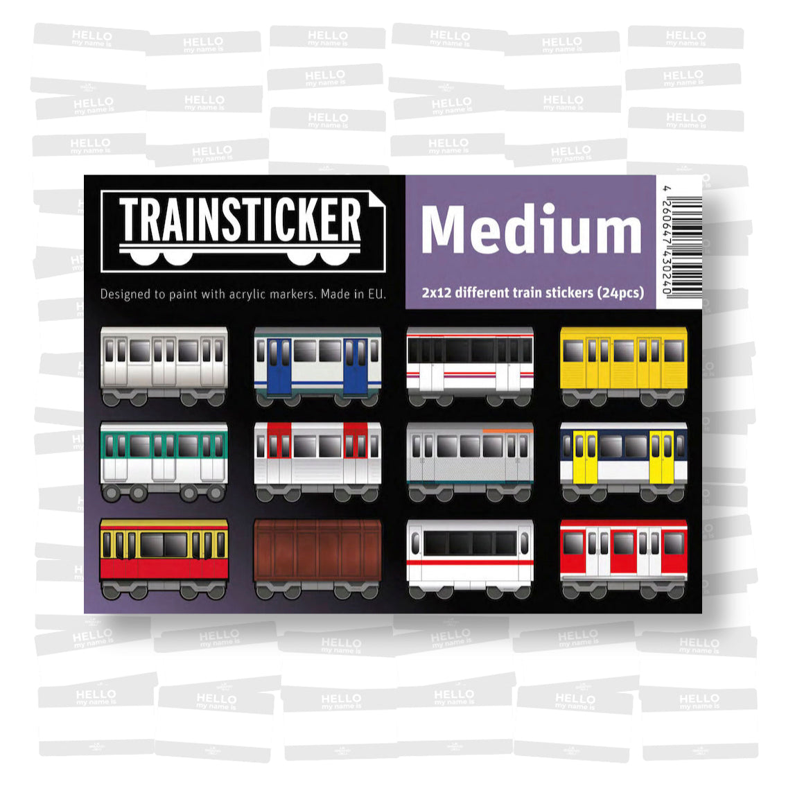 Underpressure Trainsticker Set (12 pcs)