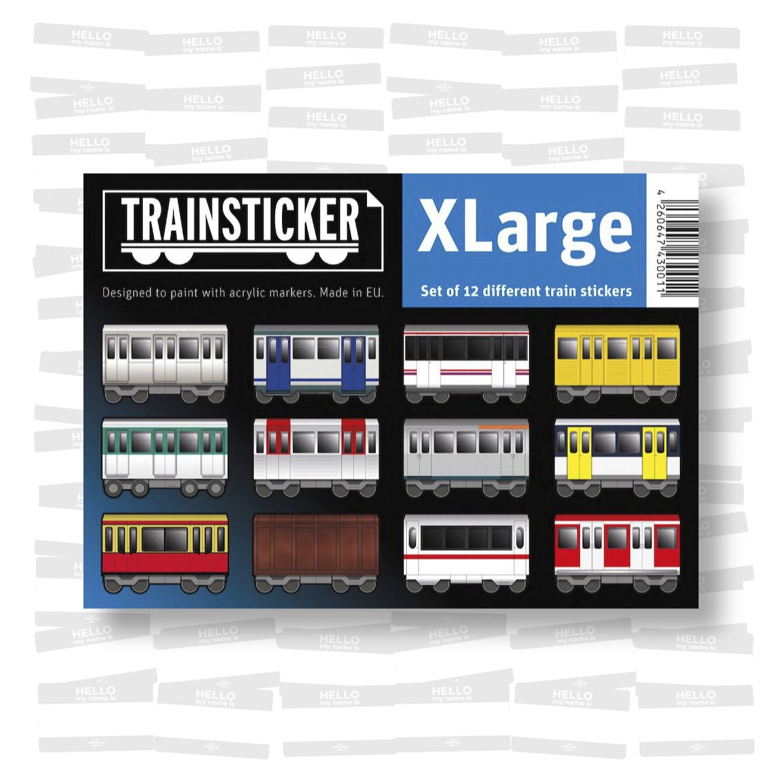 Underpressure Trainsticker Set (12 pcs)