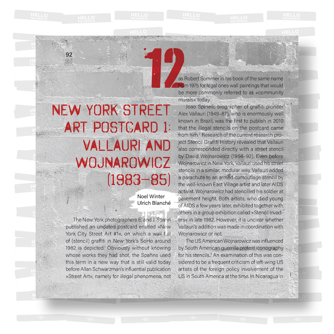 Ulrich Blanché - Stencil Stories: A Stencil History of Street Art / Geschichte des Schablonen-Graffiti