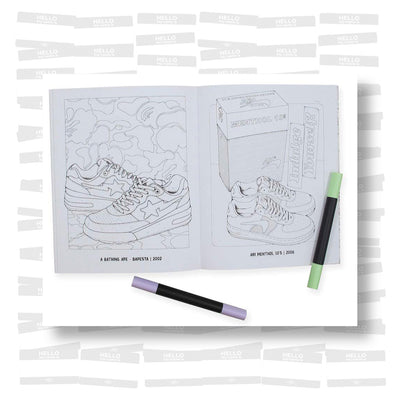Sneaker Coloring Book