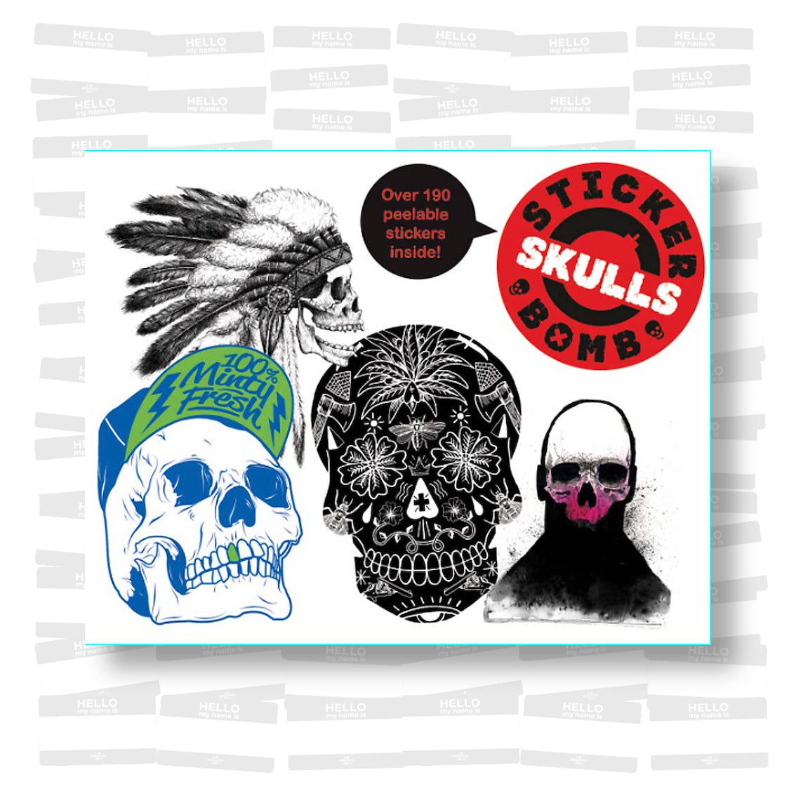 Stickerbomb Skulls