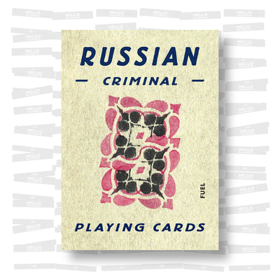 Russian Criminal Playing Cards
