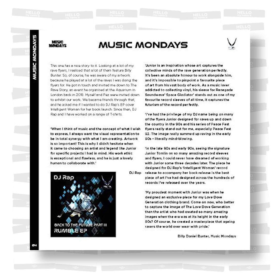 Junior Tomlin: Flyer & Cover Art