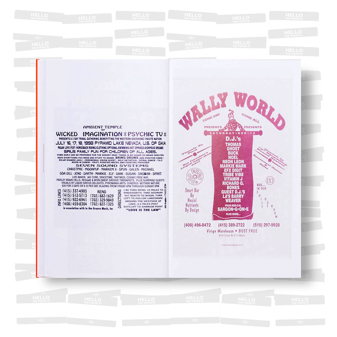 San Francisco Rave Flyers 1990-1993