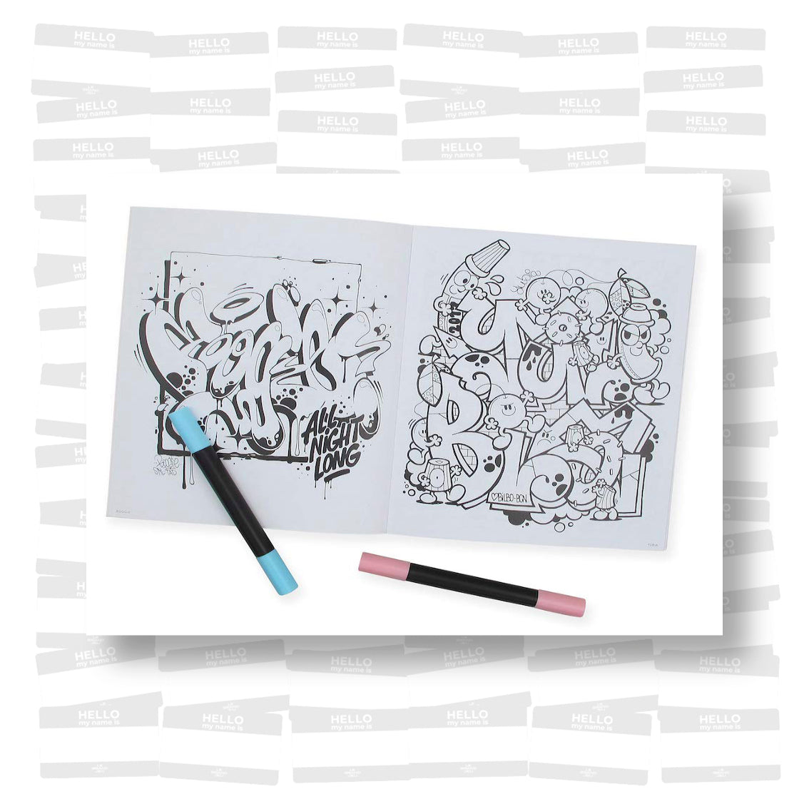 Graffiti Style Coloring Book