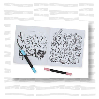 Graffiti Style Coloring Book