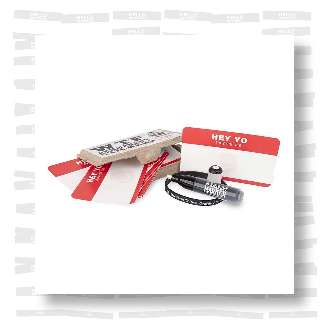 Pack MTN WTF Marker + Eggshell Stickers