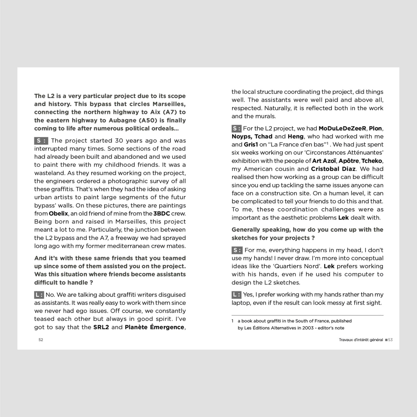 Lek & Sowat - Travaux d'Intérêt Général