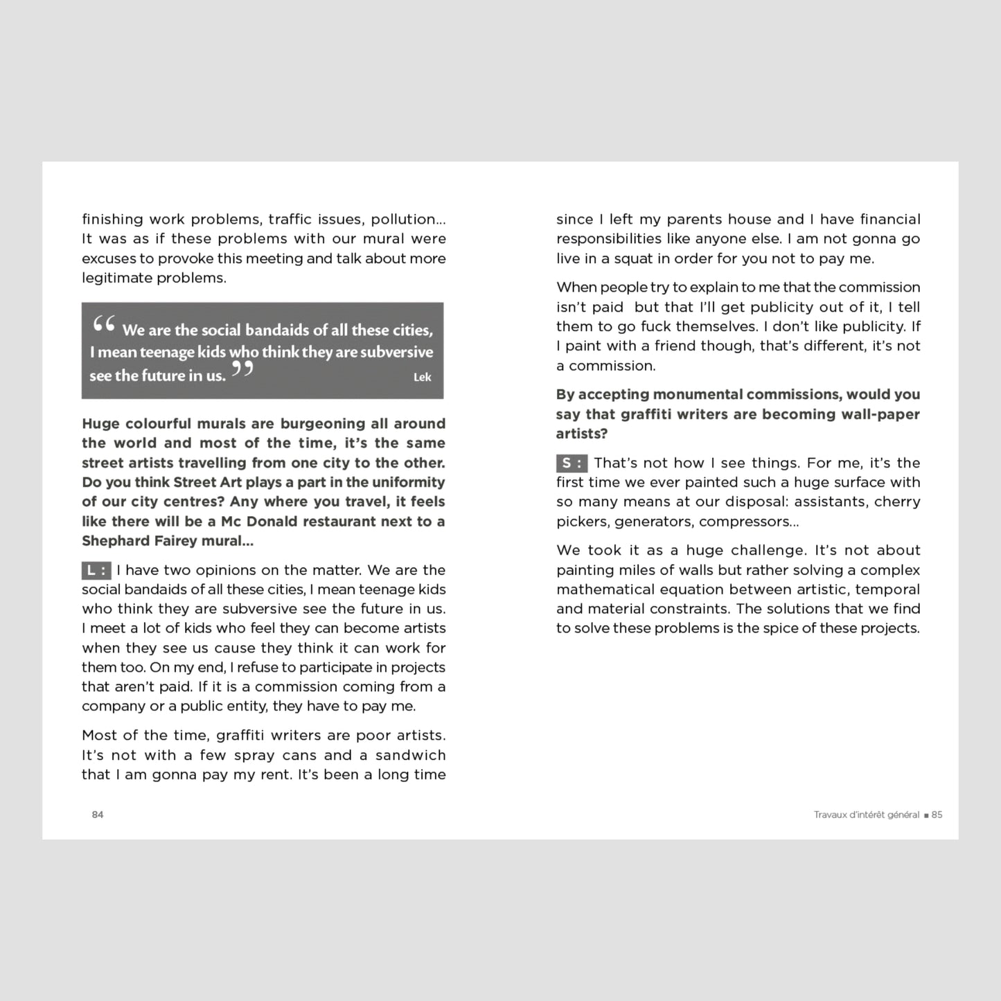 Lek & Sowat - Travaux d'Intérêt Général